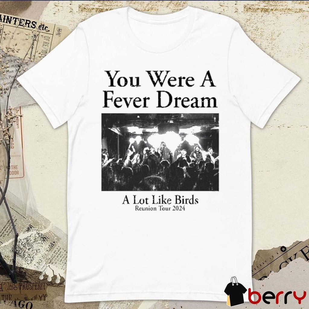 You Were A Fever Dream A Lot Like Birds Reunion Tour 2024 t-shirt