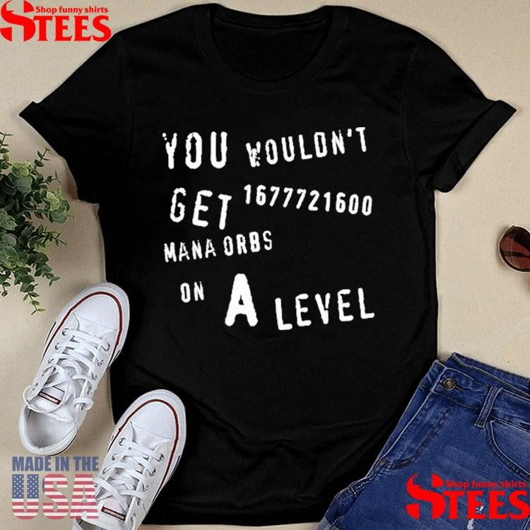 You Wouldn’t Get 1677721600 Mana Orbs On A Level Shirts