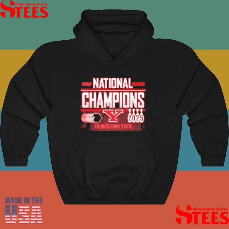 Youngstown State Penguins 2025 Ncaa Bowling National Champions Shirts