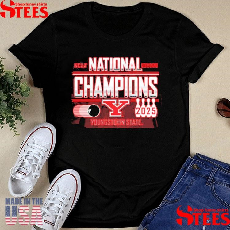 Youngstown State Penguins 2025 Ncaa Bowling National Champions Shirts