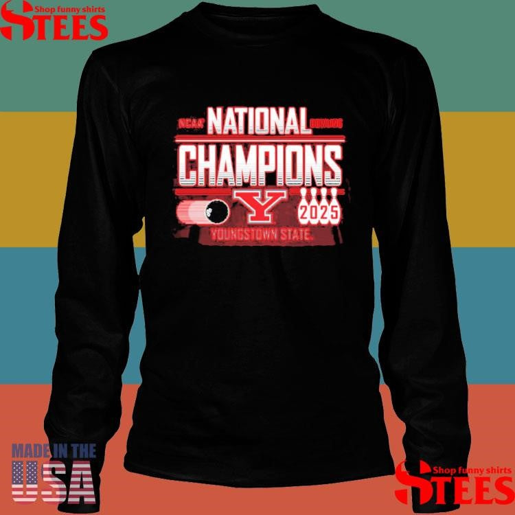 Youngstown State Penguins 2025 Ncaa Bowling National Champions Shirts