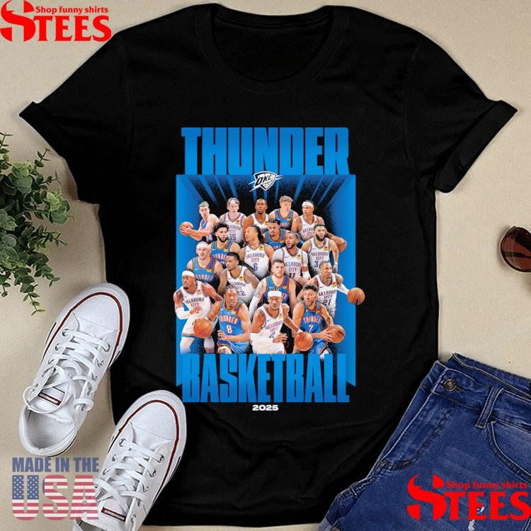 Youth Oklahoma City Thunder 2024-2025 Roster Shirts