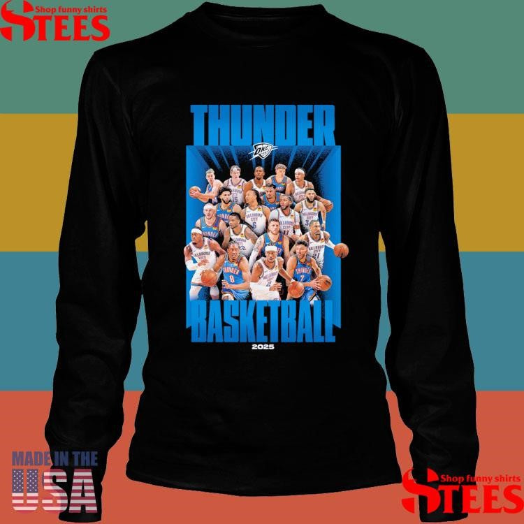Youth Oklahoma City Thunder 2024-2025 Roster Shirts