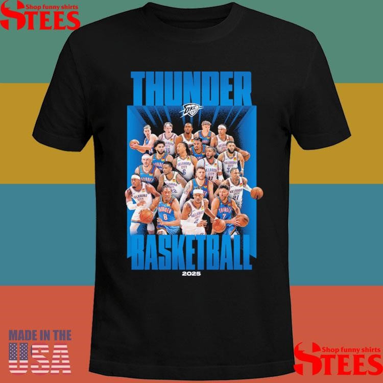 Youth Oklahoma City Thunder 2024-2025 Roster Shirts