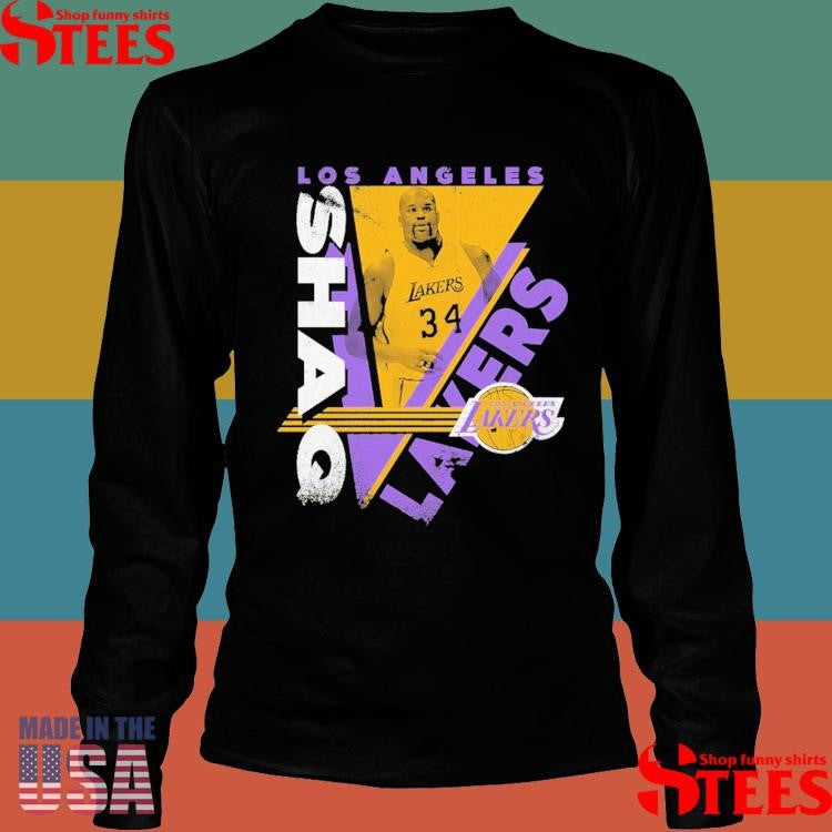 Youth Shaquille O’neal Black Los Angeles Lakers In The Zone Shirts