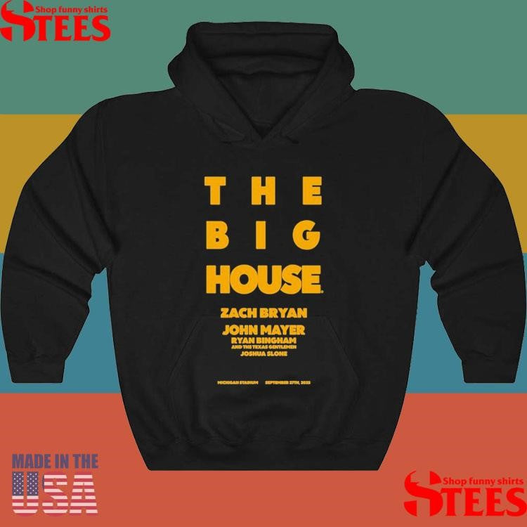 Zach Bryan The Big House Michigan T-shirt