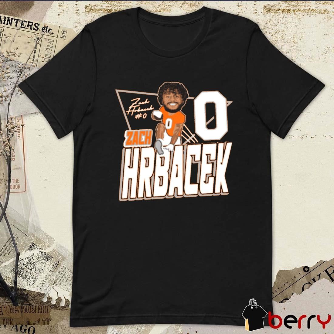 Zach Hrbacek 0 NCAA Sam Houston Bearkats football Caricature Signature t-shirt