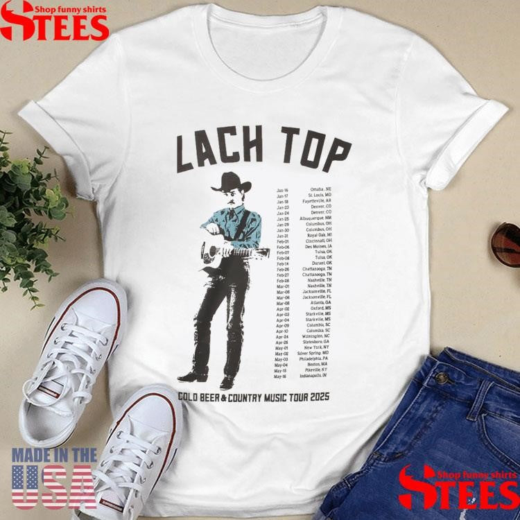 Zach Top Cold Beer & Country Music Tour 2025 Shirts