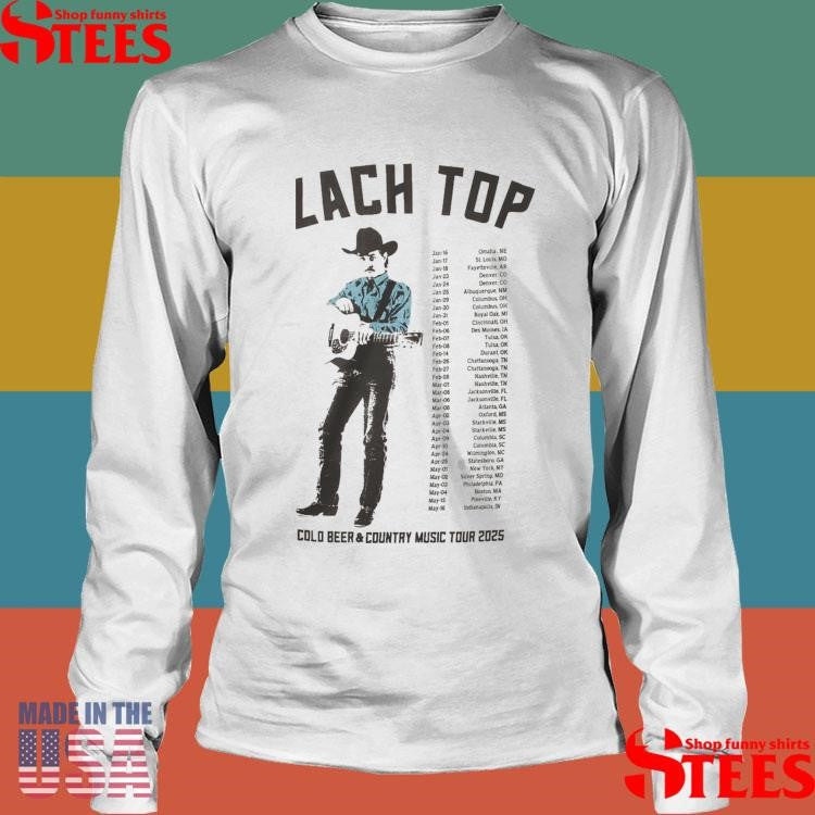 Zach Top Cold Beer & Country Music Tour 2025 Shirts