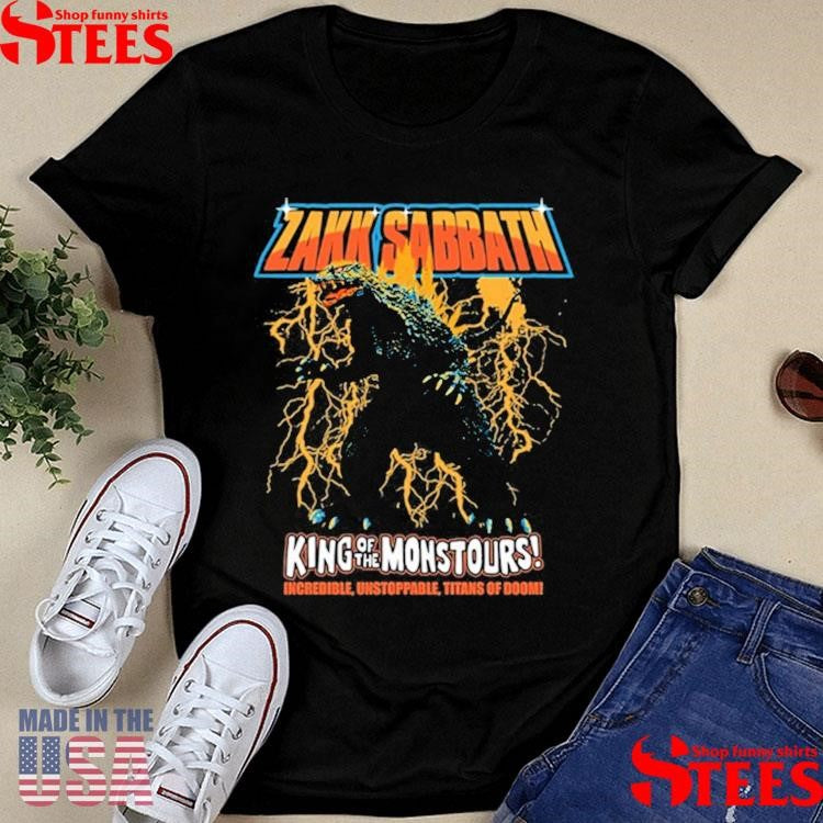 Zakk Sabbath King Of The Monstours Tour T-Shirts