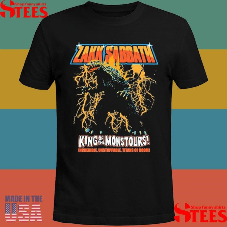 Zakk Sabbath King Of The Monstours Tour T-Shirts