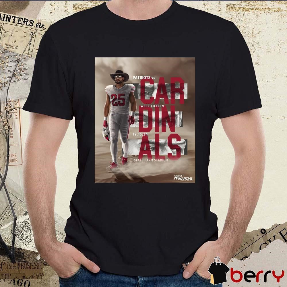 Zaven Collins New England Patriots Vs Arizona Cardinals Week Fifteen 12.15.24 State Farm Stadium Poster t-shirt