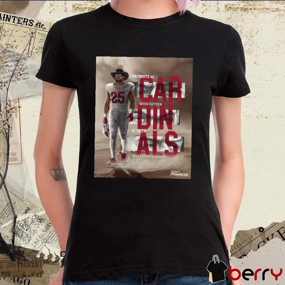 Zaven Collins New England Patriots Vs Arizona Cardinals Week Fifteen 12.15.24 State Farm Stadium Poster t-shirt