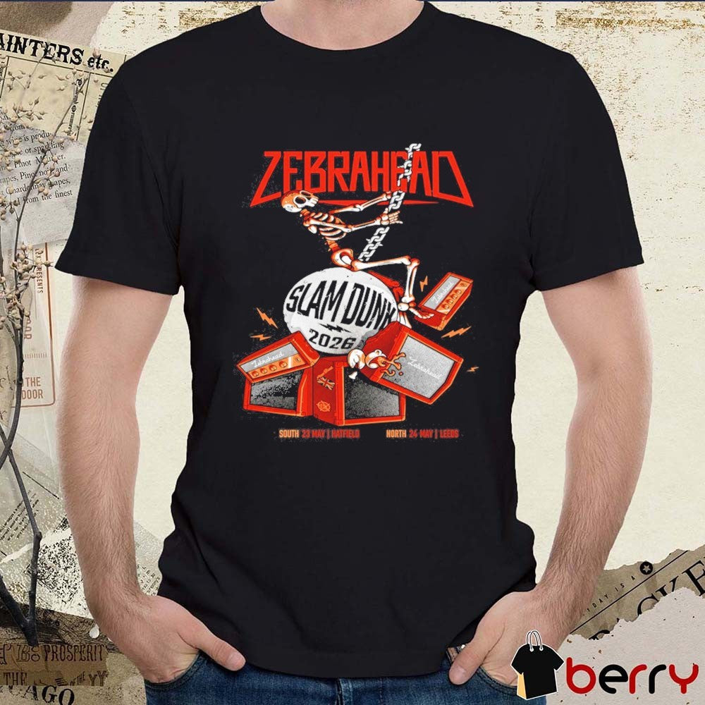 Zebrahead May 23, 2026 Slam Dunk Festival South in Hatfield, United Kingdom t-shirt