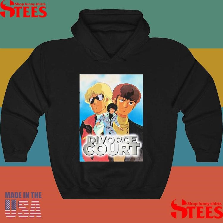 Zeta Gundam Quattro Amuro Kamille Divorce Court Shirts