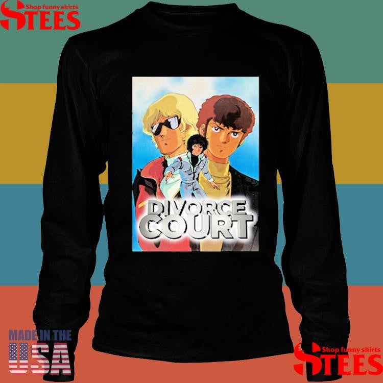 Zeta Gundam Quattro Amuro Kamille Divorce Court Shirts