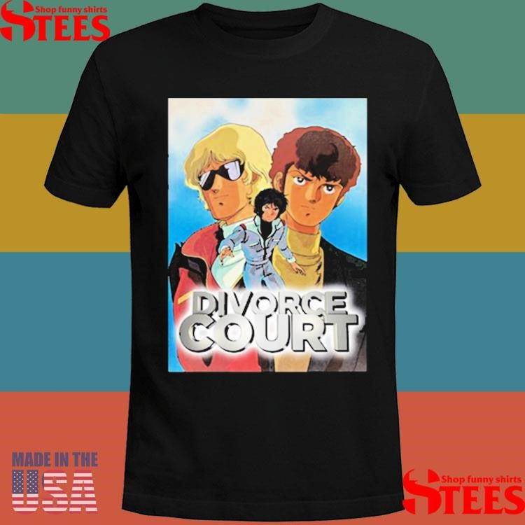 Zeta Gundam Quattro Amuro Kamille Divorce Court Shirts