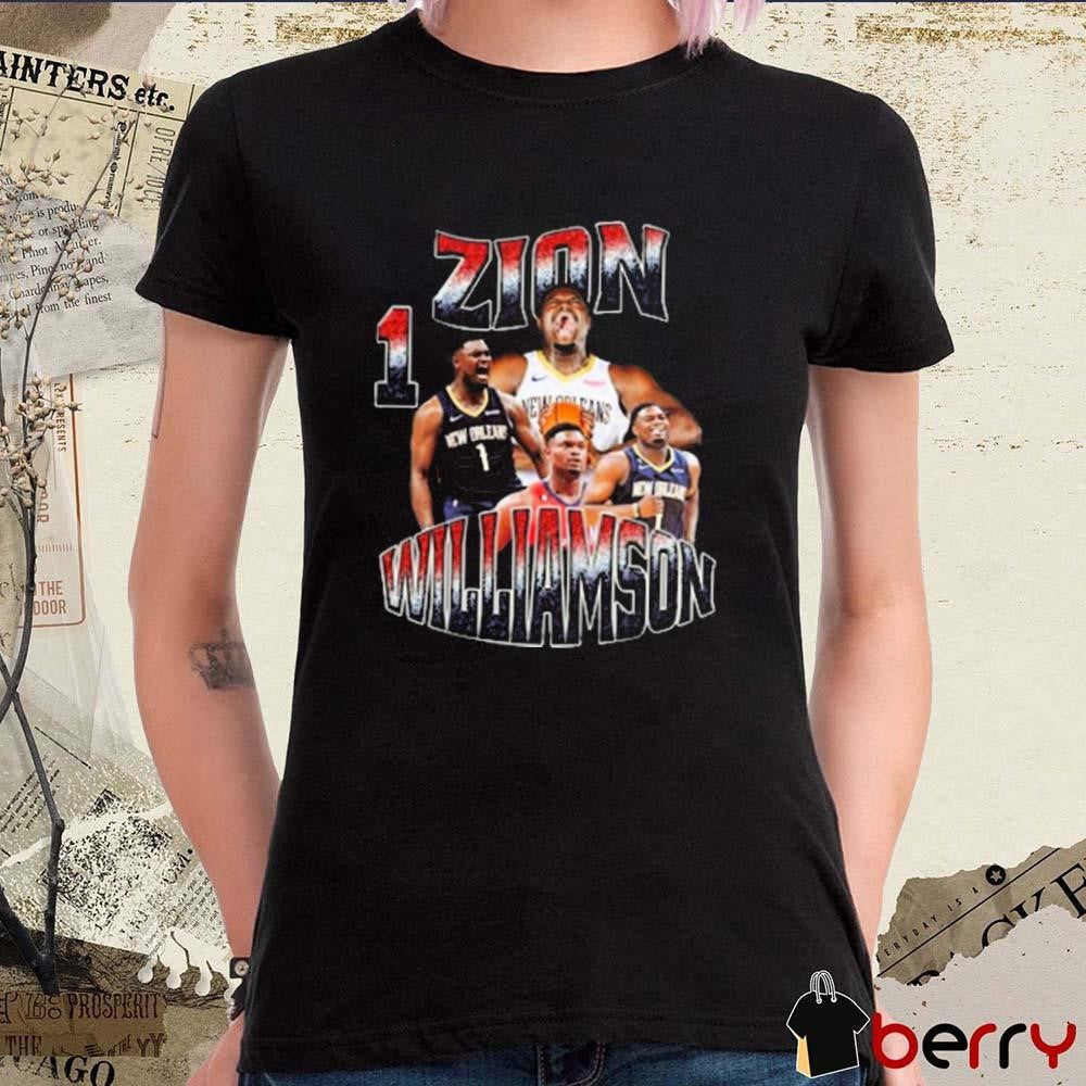 Zion Williamson #1 New Orleans Pelicans Graphic t-shirt