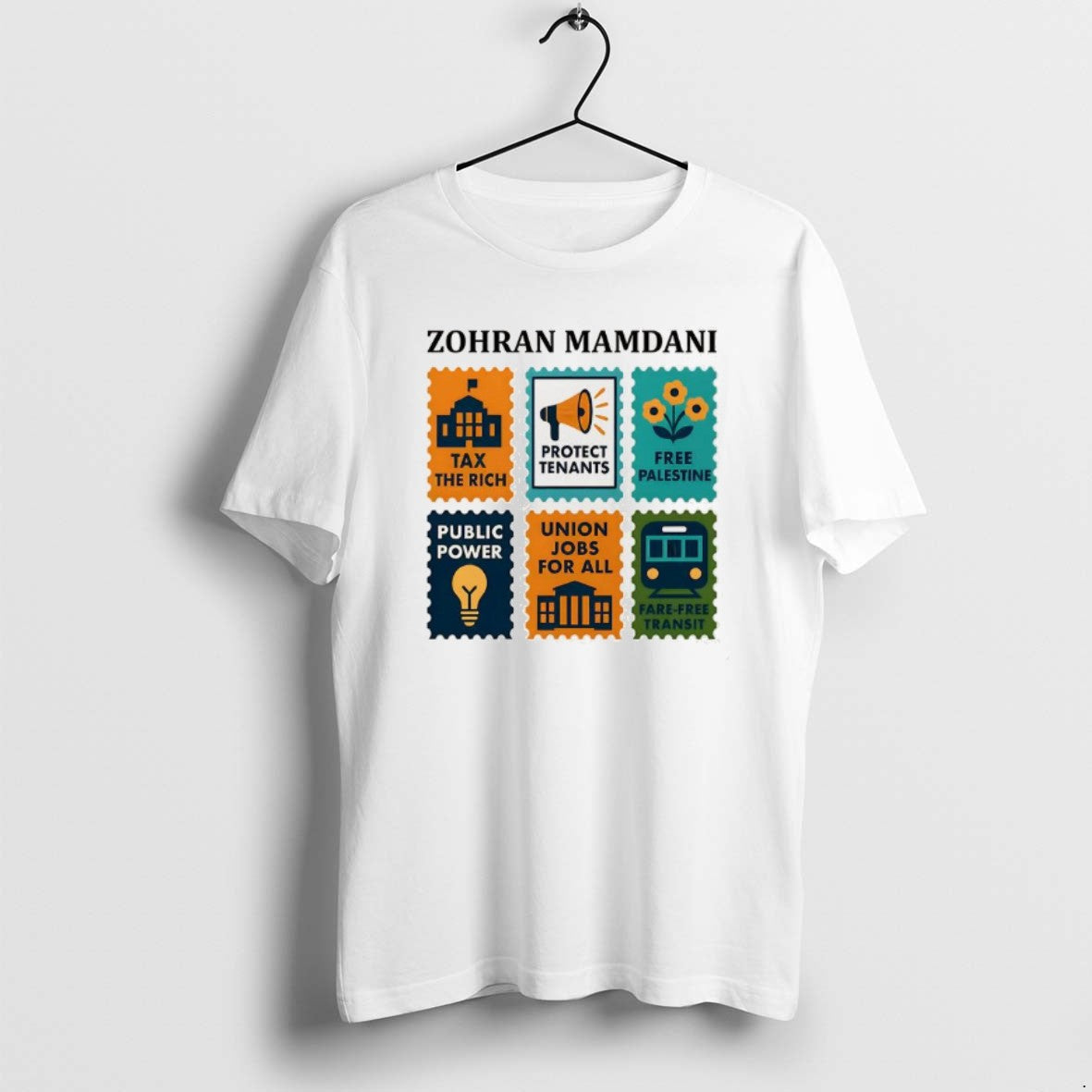 Official Zohran Mamdani Tax The Rich Mayor Of New York City Stamp Collection T-Shirts, Hoodie, Sweatshirt | CiraTrend.com