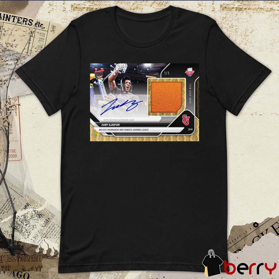 Zuby Ejiofor SJ Big East Tournament MVP Cements Johnnies Legacy Signature t-shirt