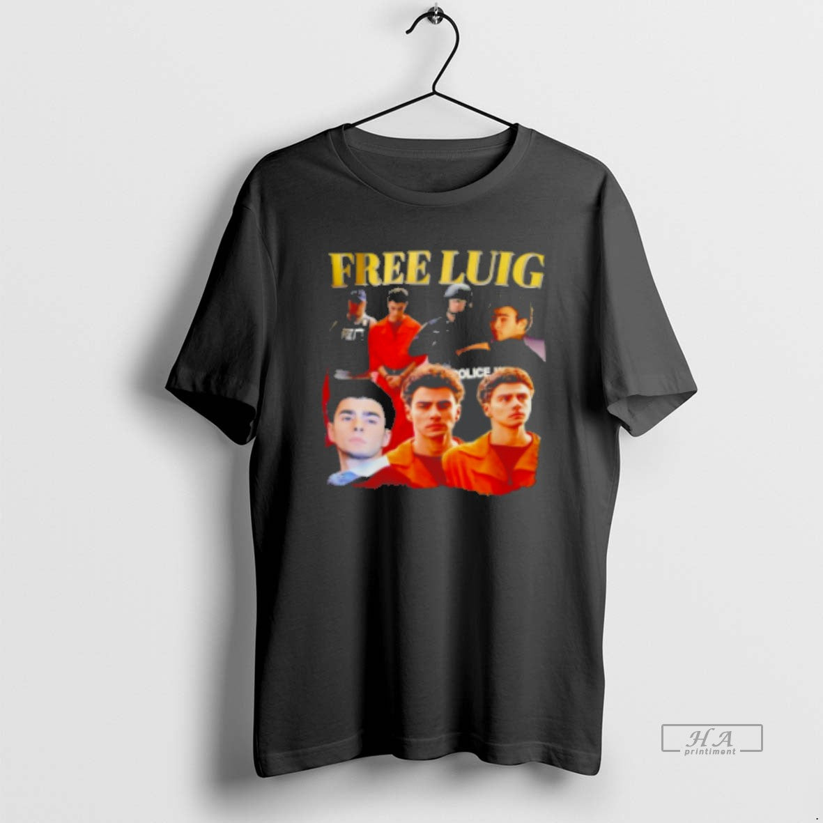 Official Free Luigi Mugshot Classic Womens T-Shirts, Hoodie, Sweatshirt | CiraTrend.com