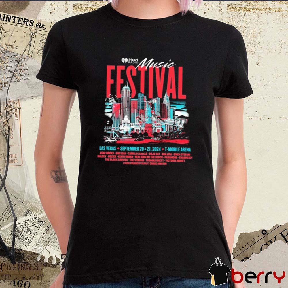 iHeartRadio Music Festival Sept 20-21 2024 T Mobile Arena t-shirt