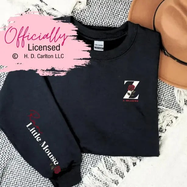 Officially Licensed - Run Little Mouse Sweatshirt, Dark Romance Sweatshirt, Book Lover Gift, Rose Sweatshirt, Haunting Adeline Sweatshirt