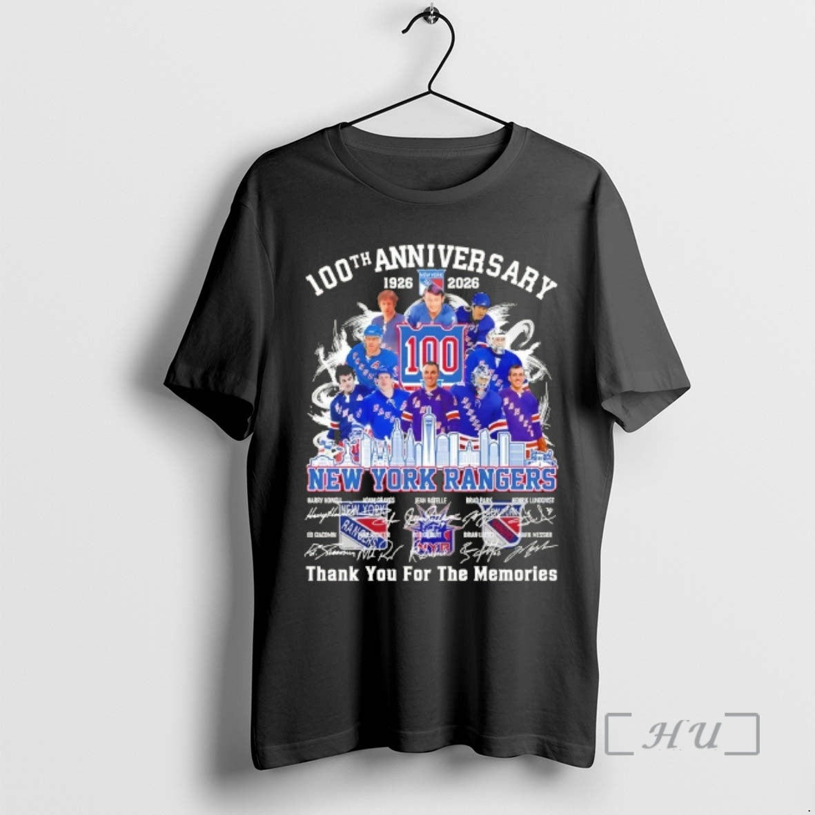 Officials 100th Anniversary 1926 2026 New York Rangers Harry Howell And Legends Thank You For T-Shirts, Hoodie, Sweatshirt