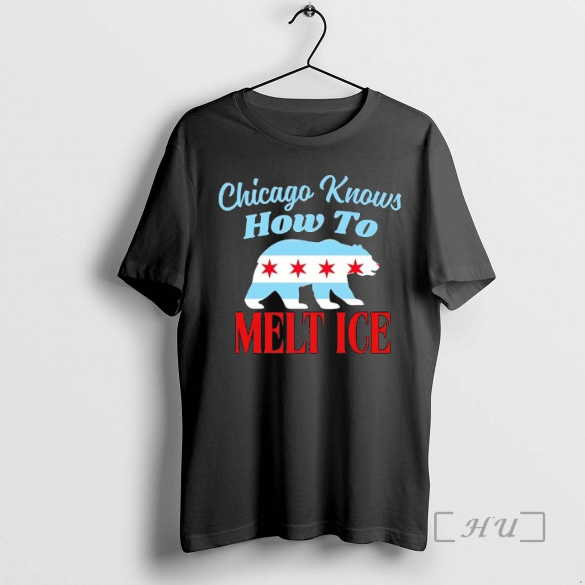 Officials Bear Chicago Knows How To Melt Ice Flag T-Shirts, Hoodie, Sweatshirt | CiraTrend.com