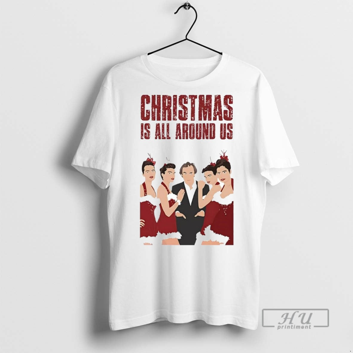 Officials Billy Mack Christmas Is All Around Us T Shirt
