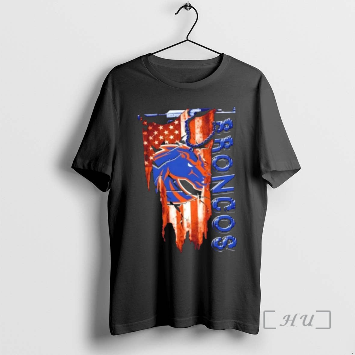 Officials Boise State Broncos Football Battle Shattered Usa Flag Rip Design Premium T Shirts Sweater Hoodie, Sweatshirt