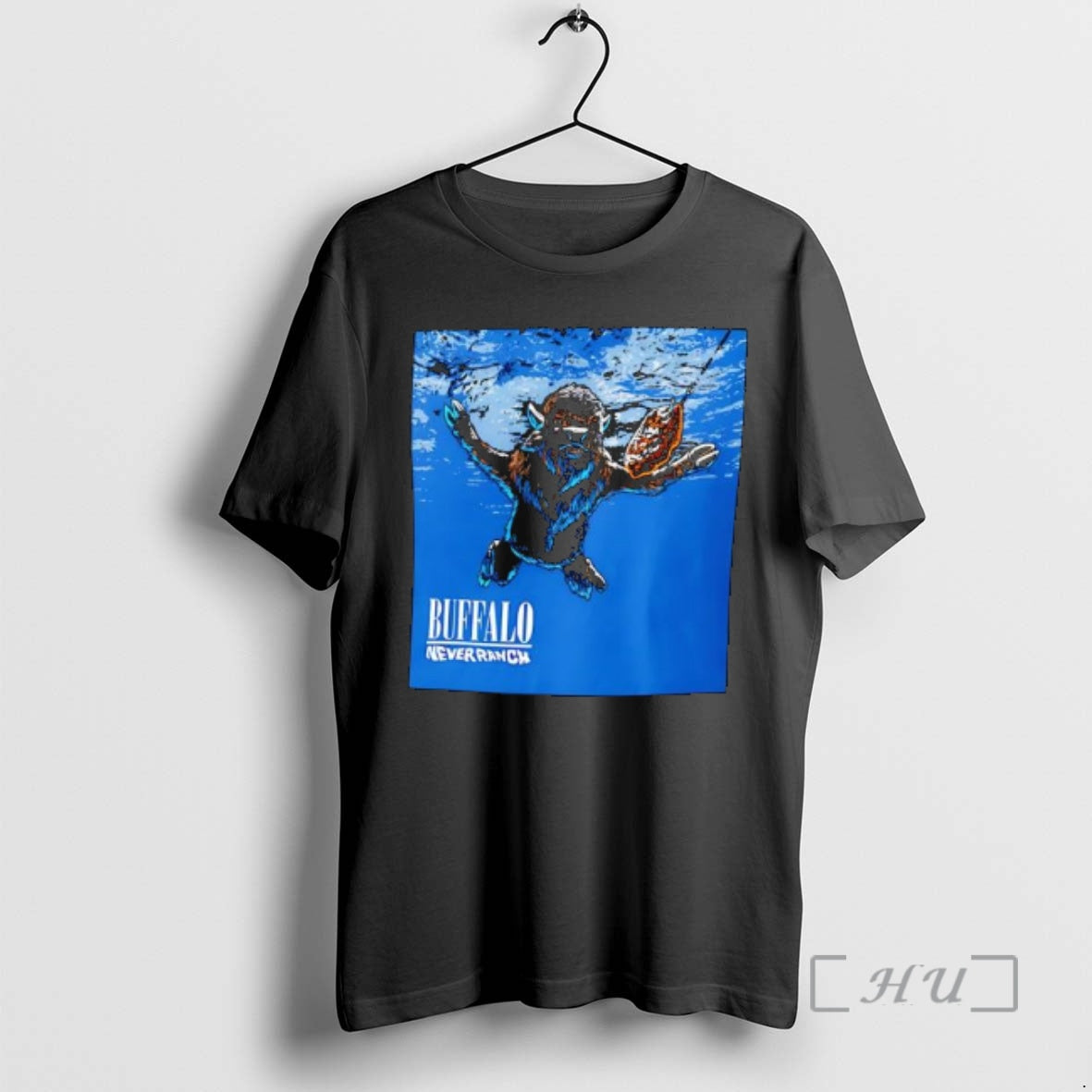 Officials Buffalo Never Ranch Buffalo Swimming Underwater T-Shirts, Hoodie, Sweatshirt | CiraTrend.com