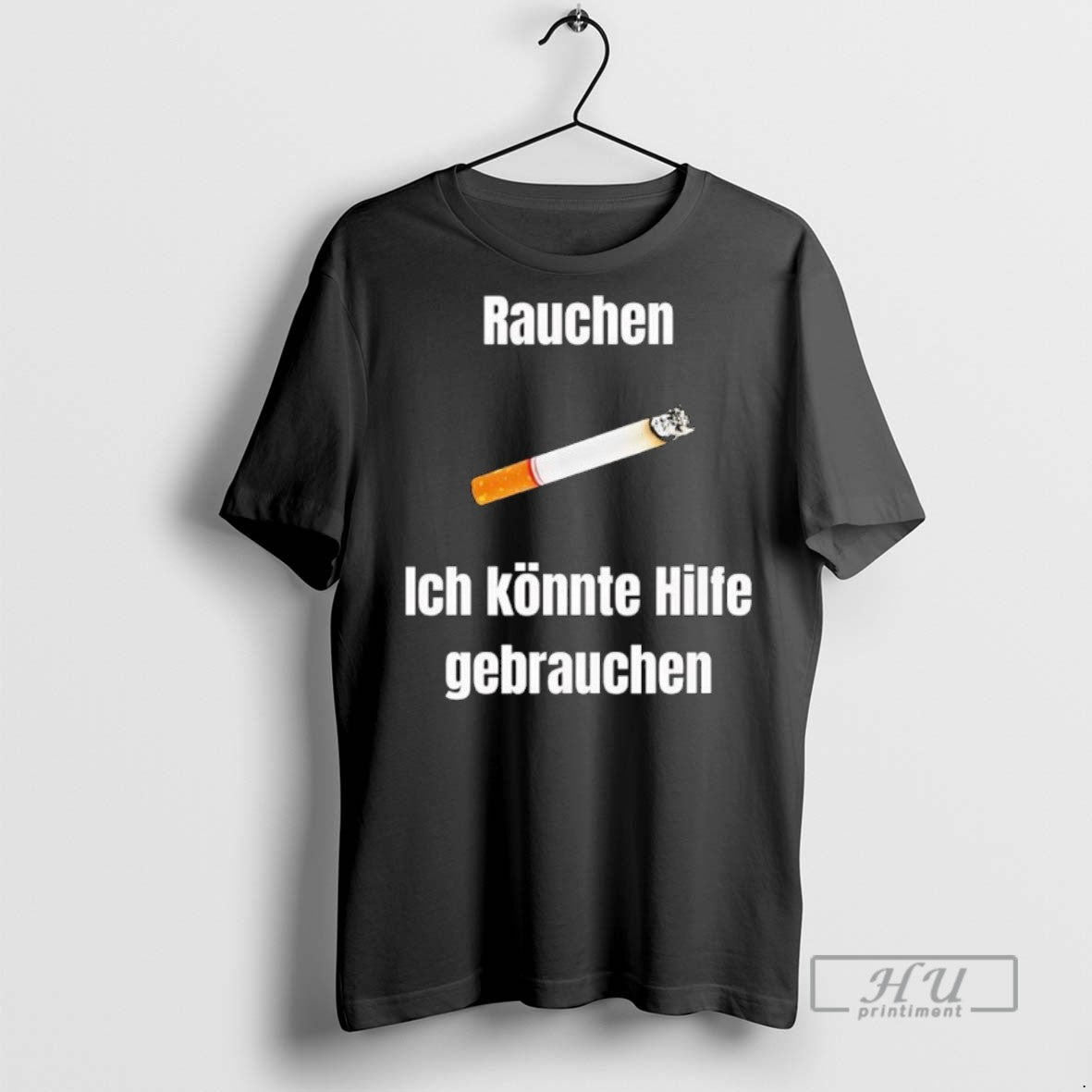 Officials Burning Cigarette Rauchen Ich Konnte Hilfe Gebrauchen Tee Shirt