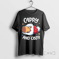 Officials Cappy And Cozy Capybara Holidays Christmas T-Shirts, Hoodie, Sweatshirt | CiraTrend.com