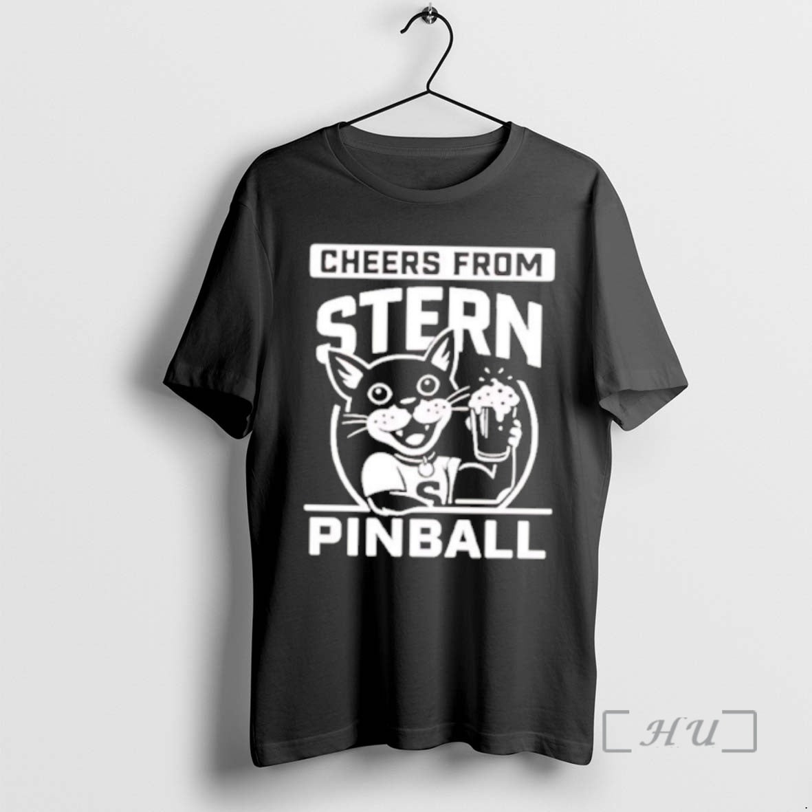 Officials Cheers From Stern Pinball Cartoon Cat Drinking Beer T-Shirts, Hoodie, Sweatshirt | CiraTrend.com