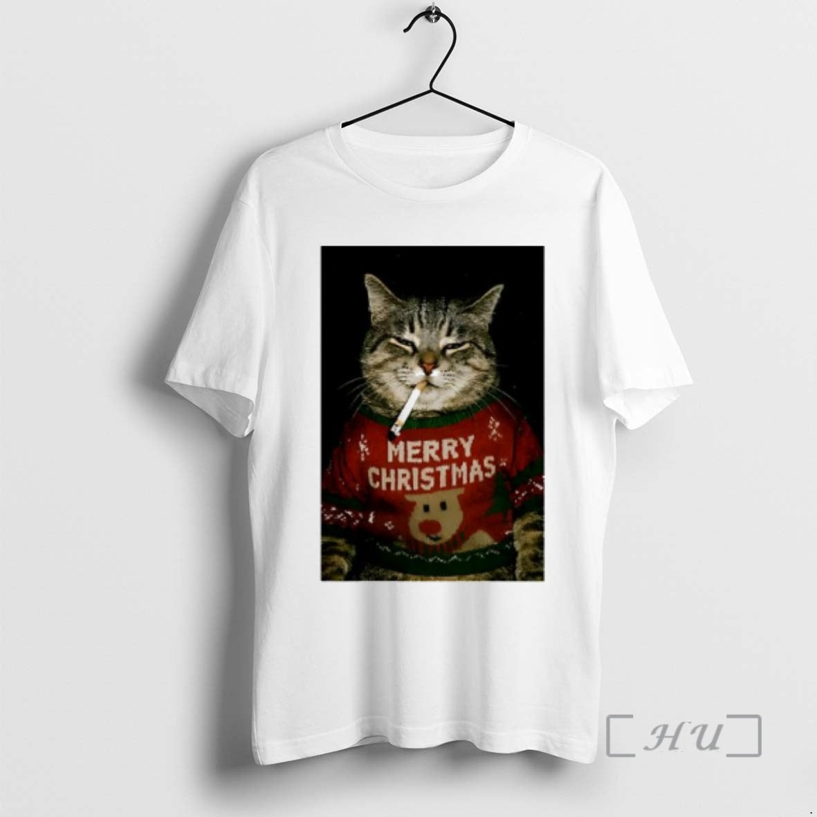 Officials Christmas Cat Smoking Graphic T-Shirts, Hoodie, Sweatshirt | CiraTrend.com