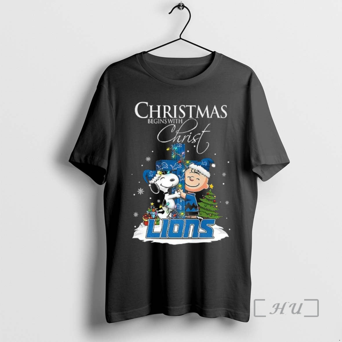 Officials Christmas Begins With Christ Detroit Lions T-Shirts, Hoodie, Sweatshirt | CiraTrend.com