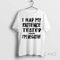 Officials Dallas Cowboys I Had My Patience Tested Im Negative T-Shirts, Hoodie, Sweatshirt | CiraTrend.com
