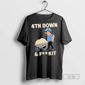 Officials Dan Campbell 4th Down And Fk It T Shirt