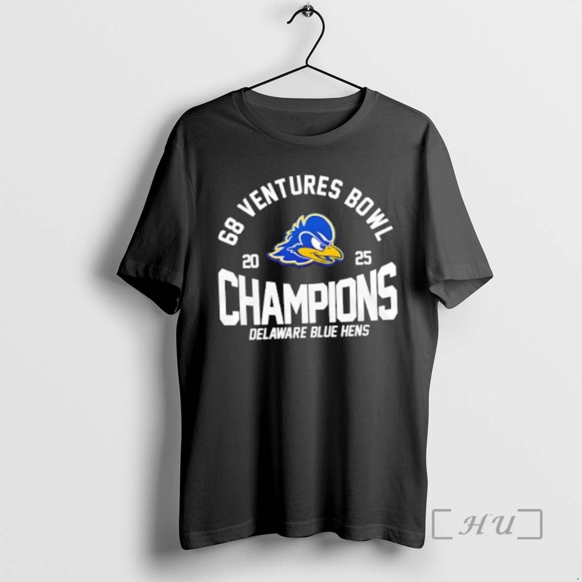 Officials Delaware Blue Hens 68 Ventures Bowl Champions 2 Sided T-Shirts, Hoodie, Sweatshirt | CiraTrend.com