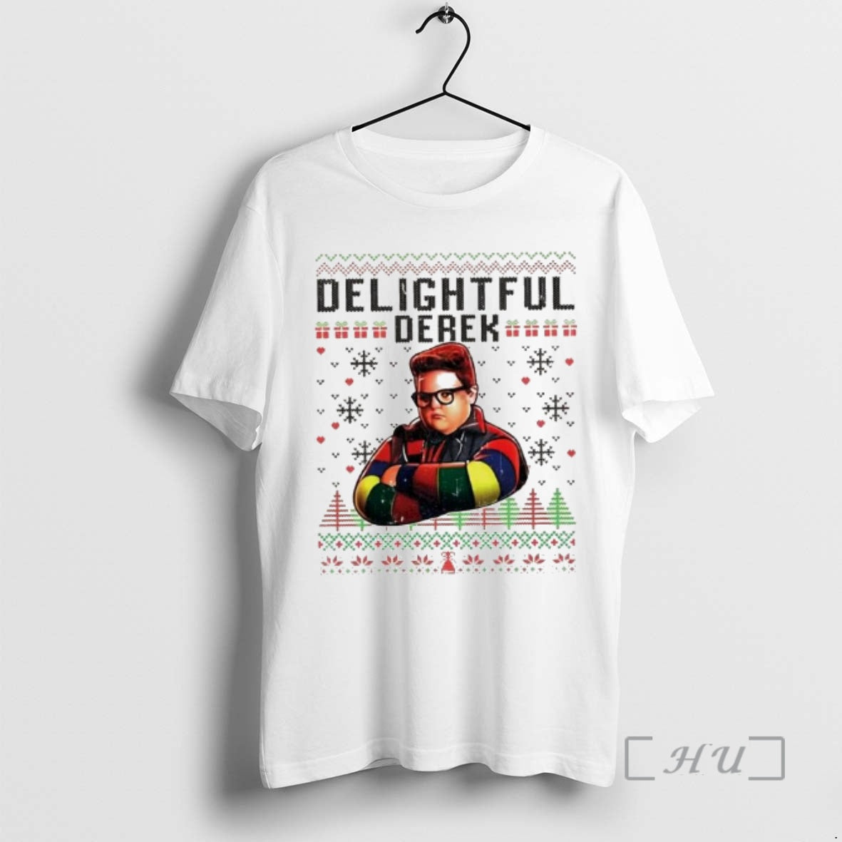 Officials Delightful Derek Ugly Christmas Ornaments T-Shirts, Hoodie, Sweatshirt | CiraTrend.com