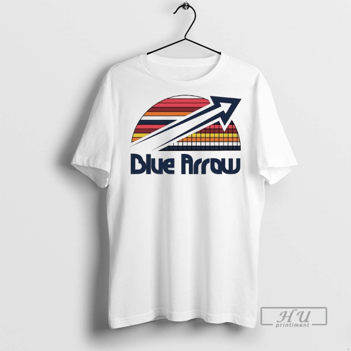 Officials Denver Blue Arrow Skyline T Shirt