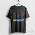 Officials Detroit Lions Football Whatever Color Cancer Sucks Logo Colors T-Shirts, Hoodie, Sweatshirt | CiraTrend.com