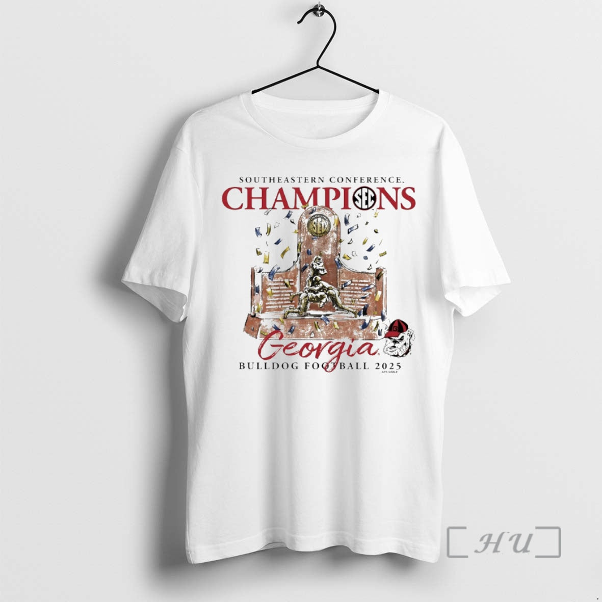 Officials Georgia Bulldogs 2025 Sec Football Champions Trophy Circle T-Shirts, Hoodie, Sweatshirt | CiraTrend.com