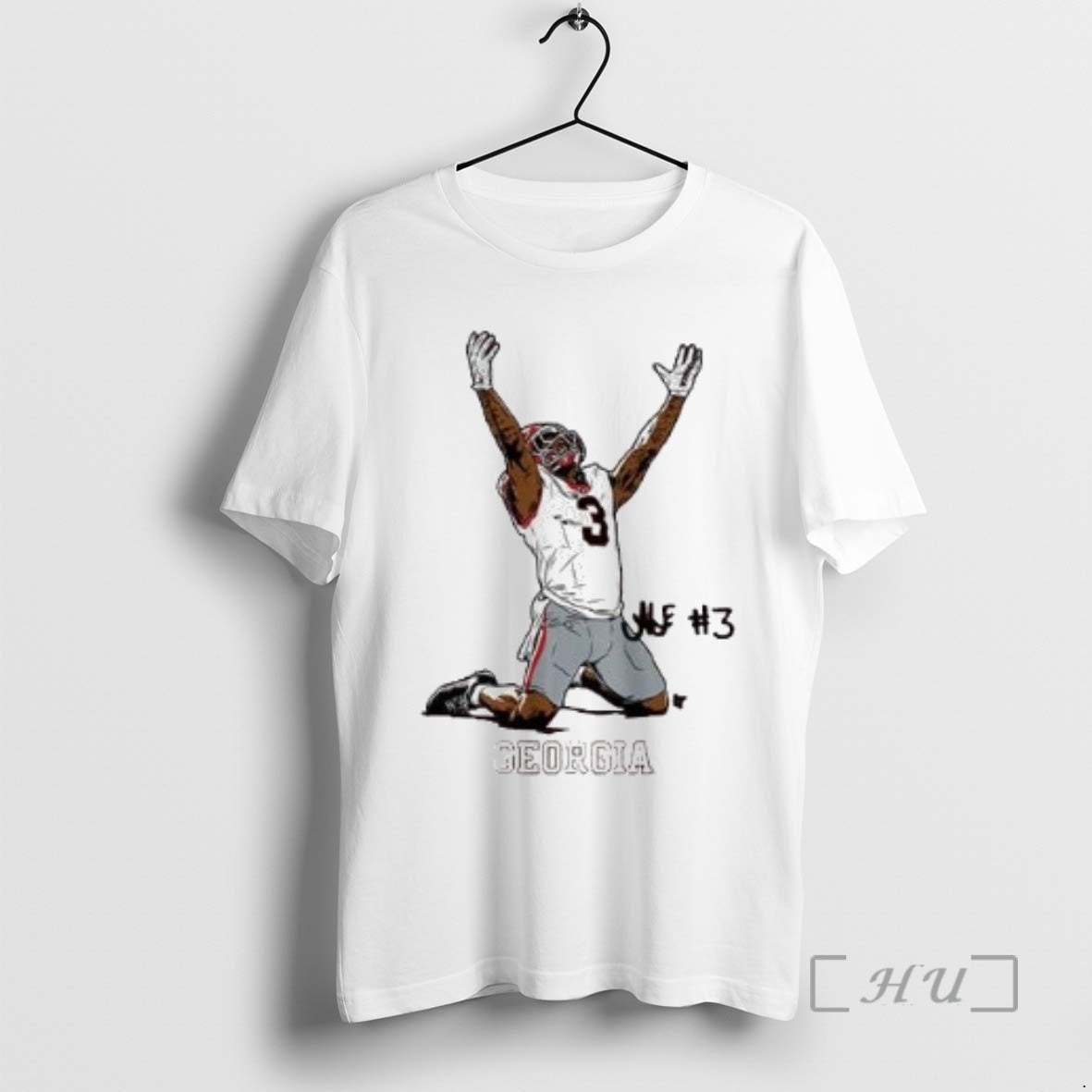 Officials Georgia Football Nate Frazier End Zone Celebration Circle White T-Shirts, Hoodie, Sweatshirt | CiraTrend.com