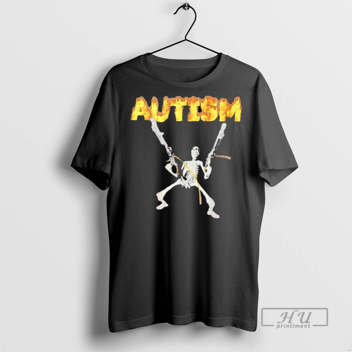 Officials Greta Thunberg Autism Skeleton Tee Shirt