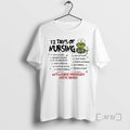 Officials Grinch Christmas 12 Days Of Nursing And A Nurse Who Really Needs To Pee T-Shirts, Hoodie, Sweatshirt