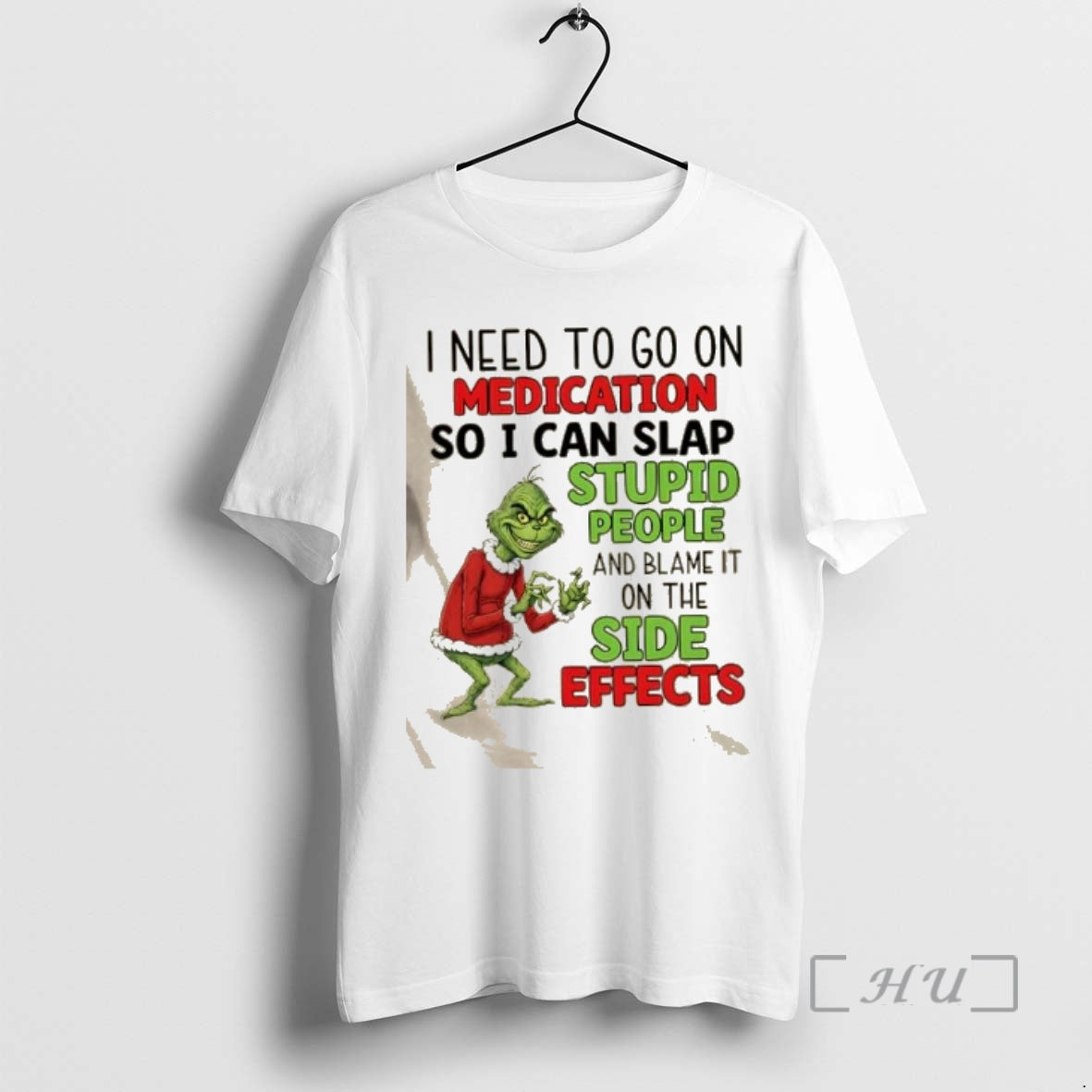 Officials Grinch I Need To Go On Medication So I Can Blame The Side Effects T-Shirts, Hoodie, Sweatshirt | CiraTrend.com