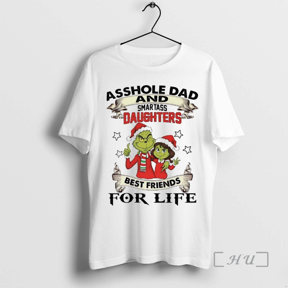 Officials Grinch Asshole And Smartass Daughter Best Friends Christmas T-Shirts, Hoodie, Sweatshirt | CiraTrend.com