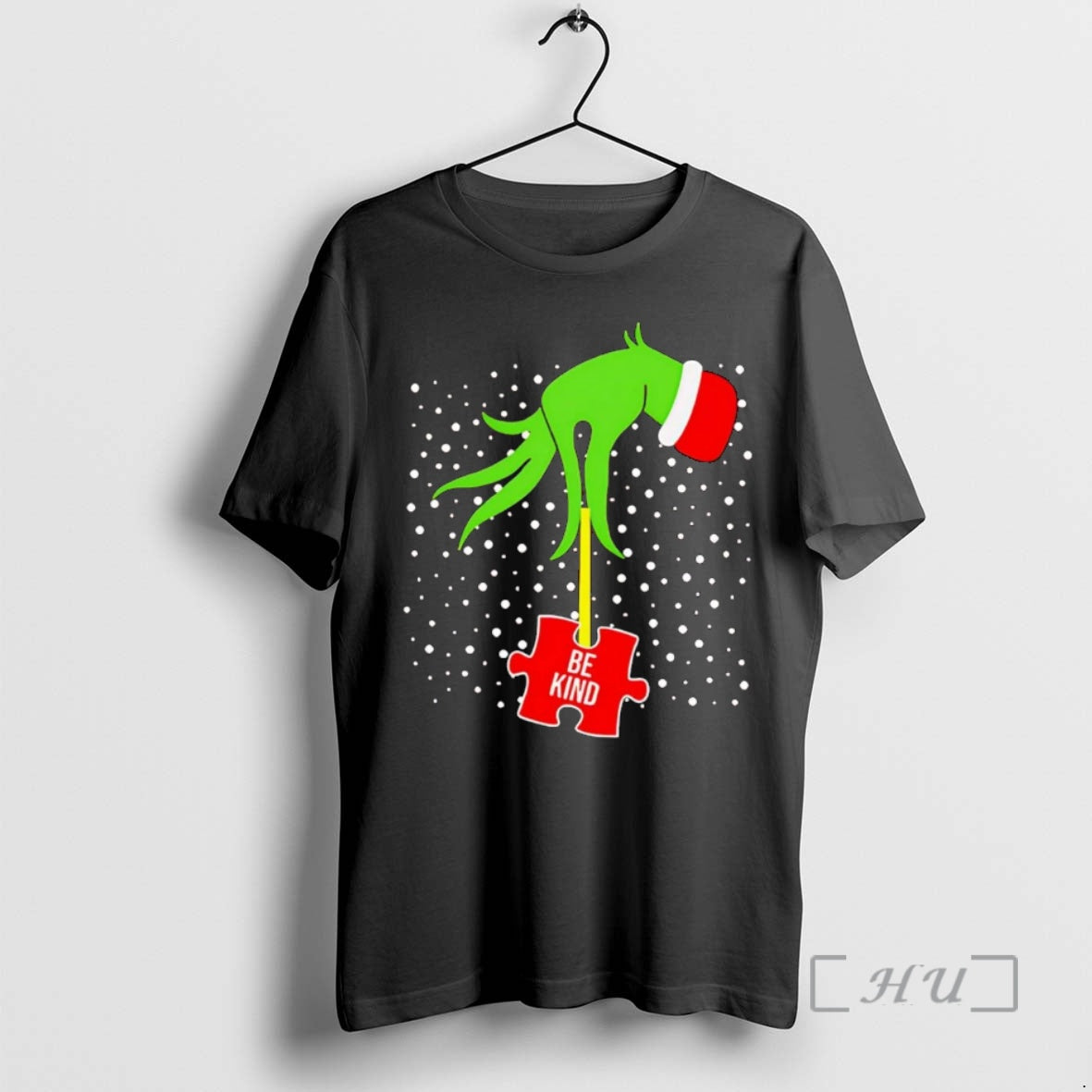 Officials Grinch Hand Be Kind Puzzle Autism Awareness Christmas T-Shirts, Hoodie, Sweatshirt | CiraTrend.com